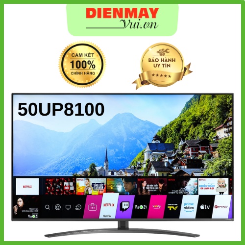 Smart Tivi LG 4K 50 inch 50UP8100PTB