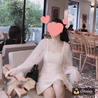 Đầm dạ đính ngoc dự tiệc