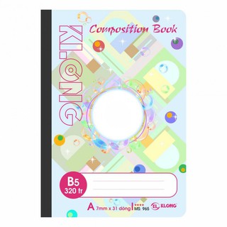 Sổ may dán gáy kute B5 - 320 trang;