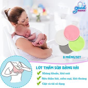 Miếng lót thấm sữa Goodmama cho mẹ - Siêu thấm, vệ sinh, cao cấp - Giặt và sử dụng được nhiều lần