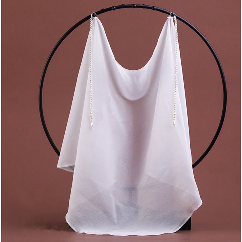 Khăn che mặt cổ trang che mặt cosplay cổ trang dáng rủ loại 1 , mạng che mã FG-95