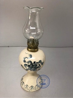 Đèn thờ đốt dầu men rạn