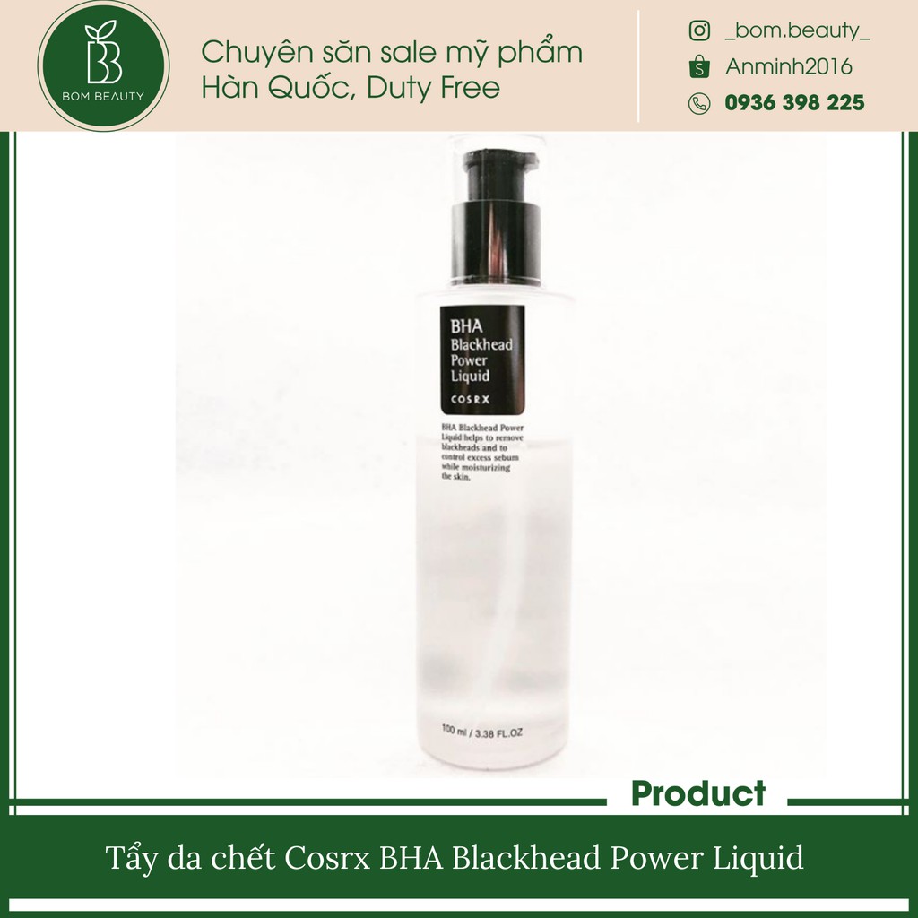 Tẩy da chết Cosrx BHA Blackhead Power Liquid 100ml | BigBuy360 - bigbuy360.vn