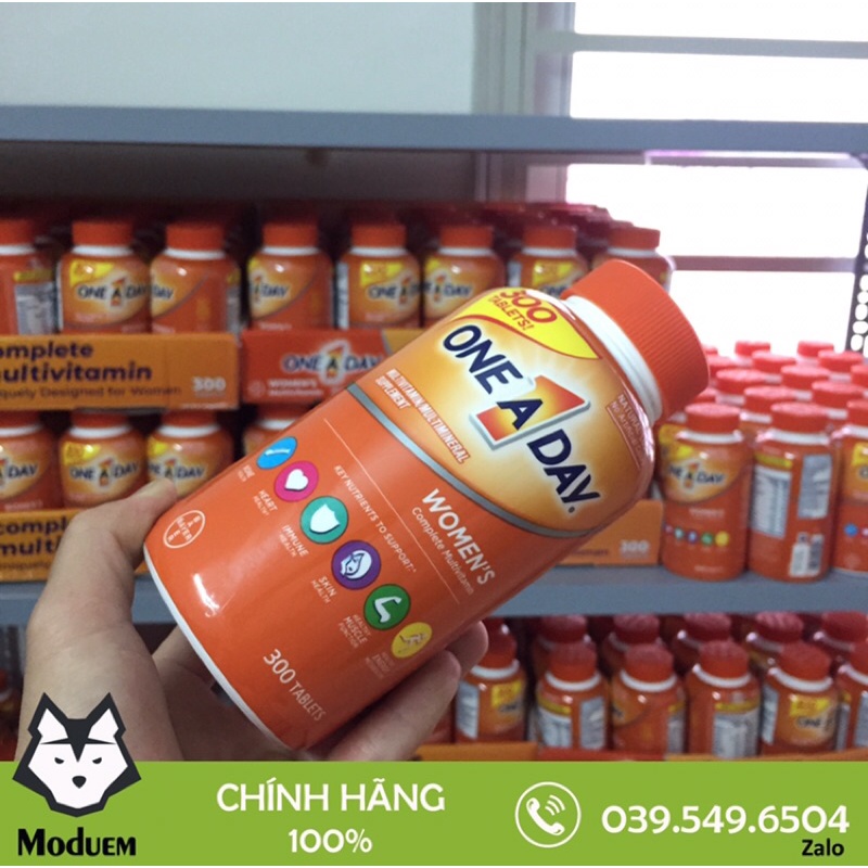 Viên Uống Vitamin Tổng Hợp One A Day Women's 300v Mẫu Mới - Mỹ