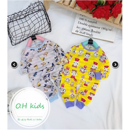 Bộ quần áo dài tay giấy thái Minky Mom dài tay siêu đẹp cho bé - Giao mẫu ngẫu nhiên