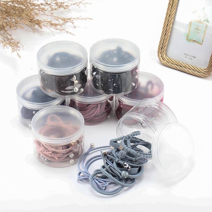 Hộp 12 Dây Buộc Tóc Hàn Quốc Siêu Xinh
