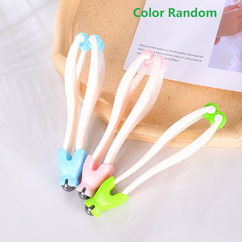 [Hàng mới về] Dụng cụ lăn mát xa ngón tay bằng nhựa đa năng tiện dụng cho nam và nữ