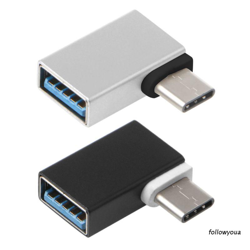 Đầu chuyển đổi dữ liệu OTG 90 độ sang USB 3.0 thích hợp cho Macbook điện thoại Android
