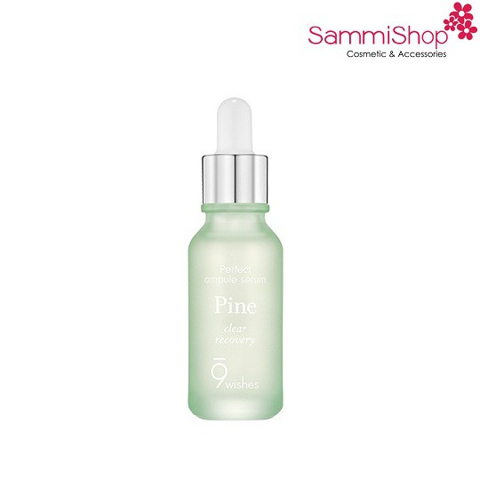 Serum dưỡng ẩm và phục hồi da 9 Wishes Amazing Pine Ampule Serum 25ml