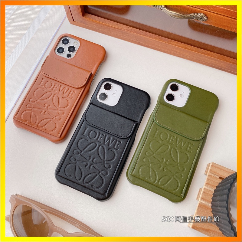 Ốp Điện Thoại Cứng Có Ngăn Đựng Thẻ Thời Trang Cho iPhone12pro 11 XS MAX XR i7 / i8plus