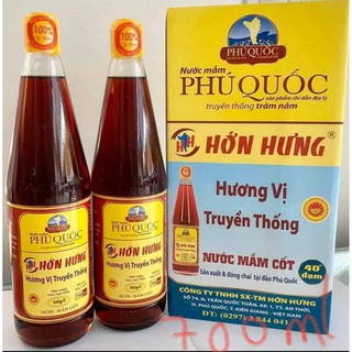 Nước mắm Hớn Hưng đặc sản Phú Quốc 40 độ đạm