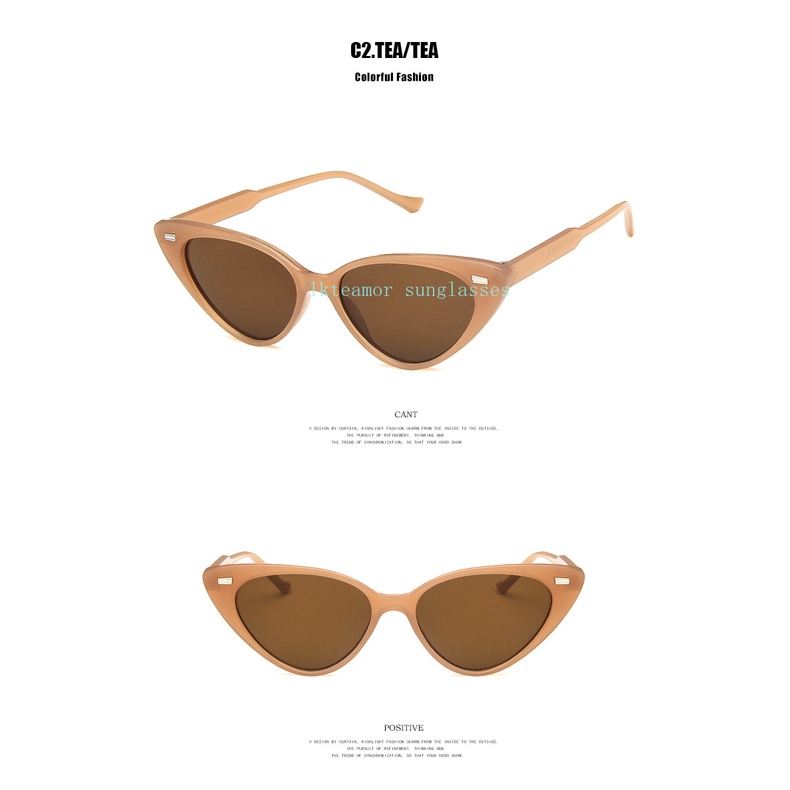 Kính mát gọng mắt mèo tam giác sành điệu