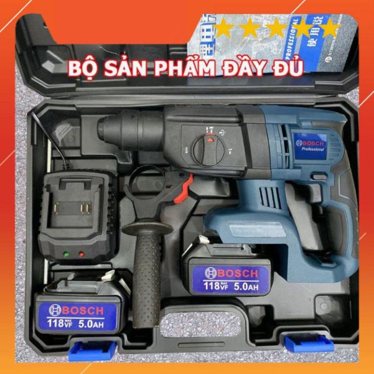 Máy Khoan Bê Tông Dùng Pin BOSCH 118V 3 Chức Năng