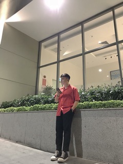 sơ mi cổ vest