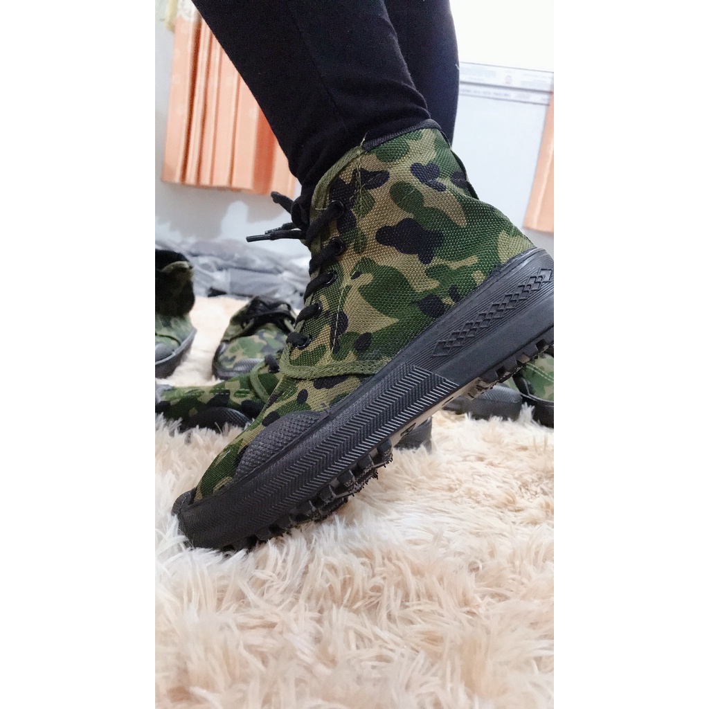 (HOT HIT) GIÀY RẰN RI CỔ CAO_Giày Thể Thao_Giày Lính_Giày Lao Động_Giày đi Phượt_Giày Đi Rừng | BigBuy360 - bigbuy360.vn