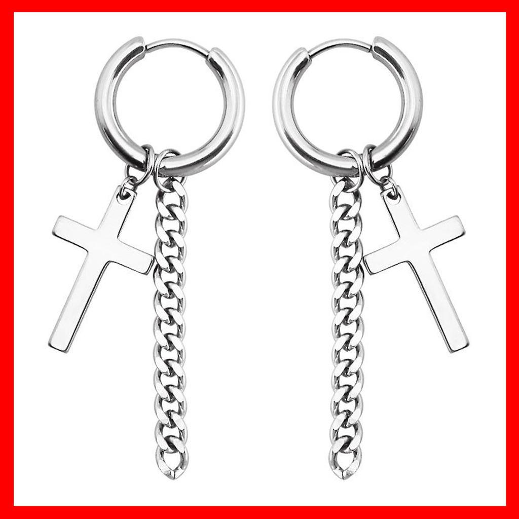 Bán Khuyên Tai Nam Nữ Unisex G-Dragon Thánh Giá Vòng Dây