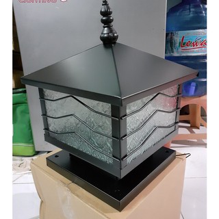 (RẺ VÔ ĐỐI)Đèn trụ cổng - Đèn hàng rào D250 HB01B - KÈM BÓNG