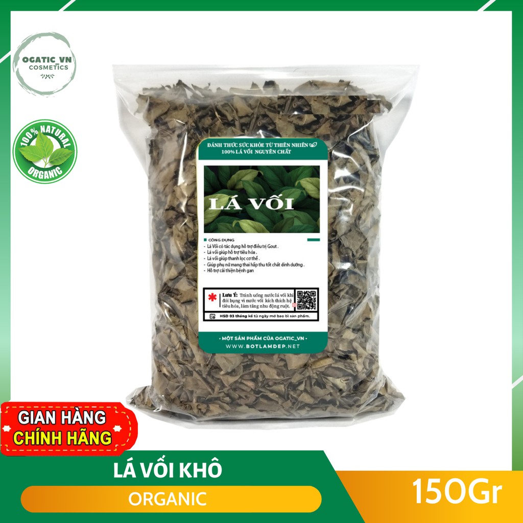 Lá vối sấy khô siêu sạch Ogatic_vn 150g - Hàng loại 1