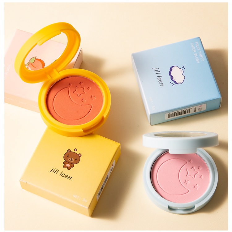 Phấn Má Hồng Màu Cam Lì Làm Sáng Tông Màu Da Hiệu LEEN