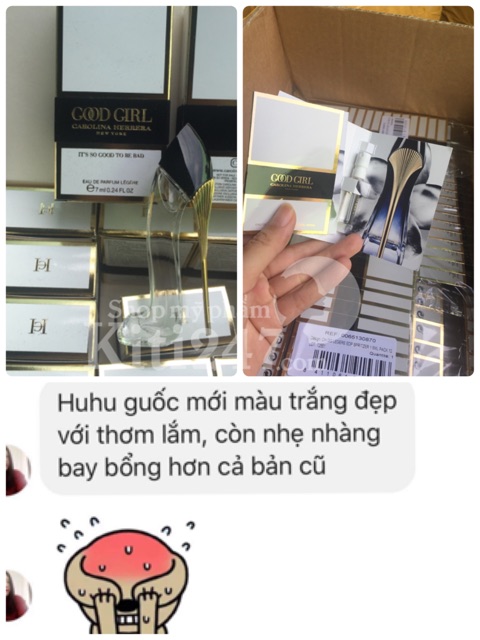 Nước hoa mini chiế guốc 7ml Goodgirl Legere | BigBuy360 - bigbuy360.vn