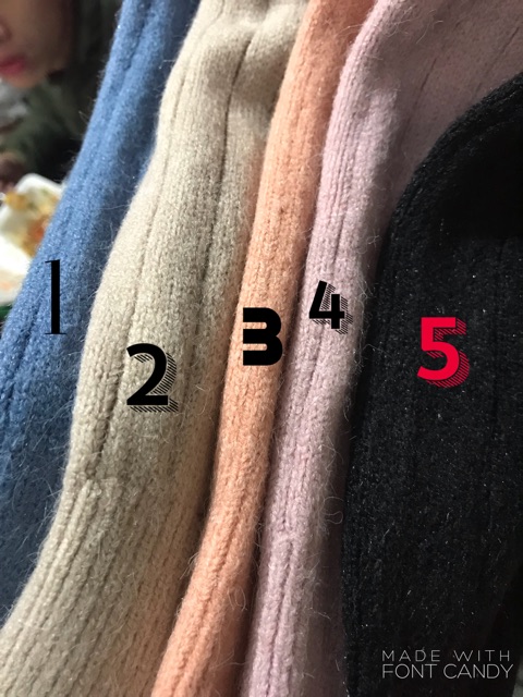 Váy len suông dáng dài