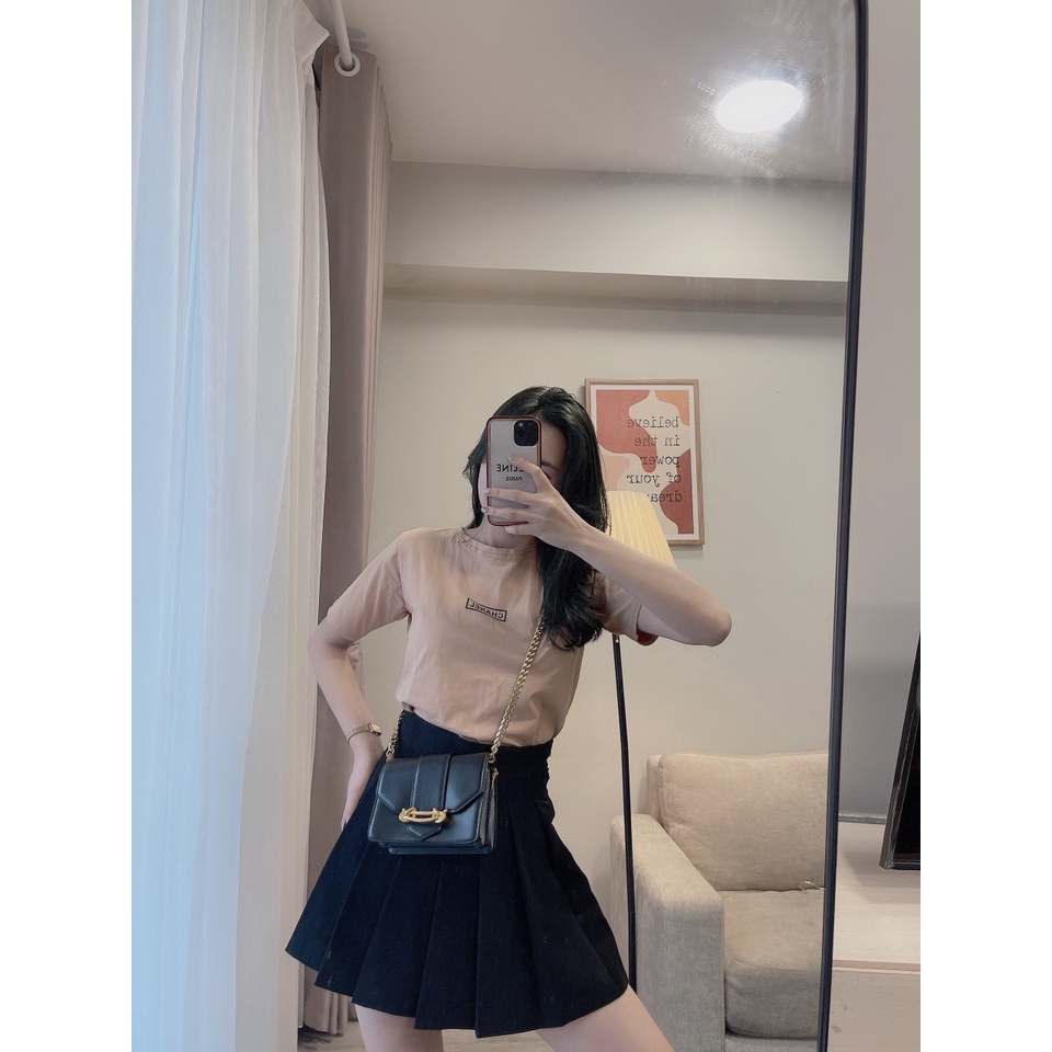 ÁO PHÔNG CHỮ CHANE NHỎ 4 MÀU