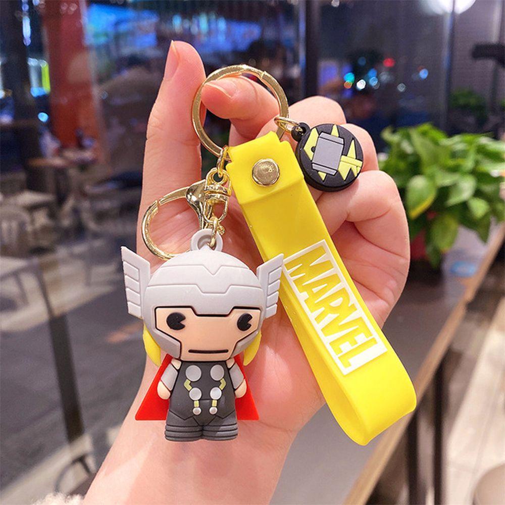 MXGOODS Móc Khóa Mini Hình Nhân Vật Siêu Anh Hùng Marvel