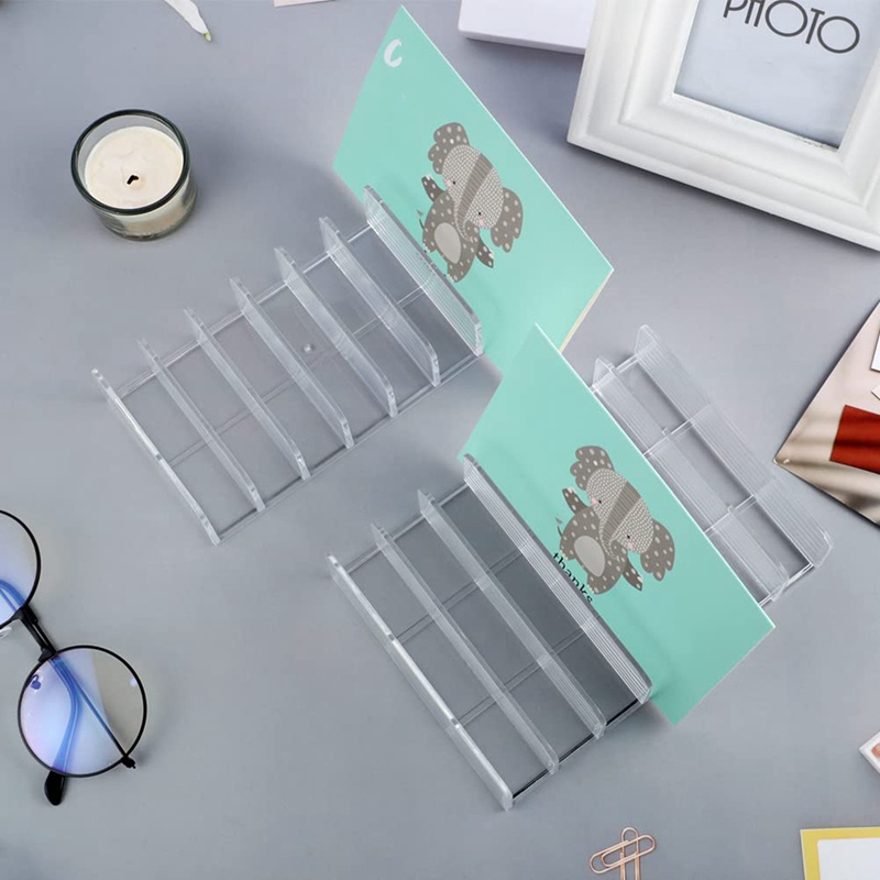 Set 2 Giá Đỡ Bảng Phấn Mắt 7 Ngăn Chia 2 Kích Thước Sắp Xếp Gọn Gàng