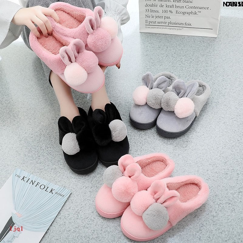 Dép Bông Đi Trong Nhà Giữ Ấm Mùa Đông Cho Cặp Đôi