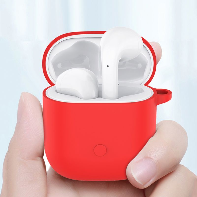 Vỏ Bảo Vệ Hộp Sạc Tai Nghe Bằng Silicon Thời Trang Cho Buds Air