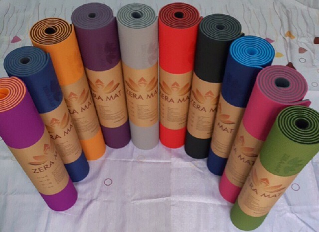 Thảm tập yoga ZERA MAT 2 lớp (6-8mm)