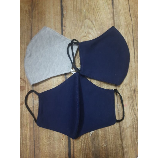 Khẩu trang màu vải thun cotton 3 lớp mỏng Gia Phú