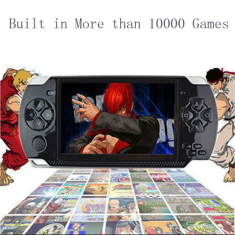 ❇▩Máy Chơi Điện Tử Cầm Tay Kingslim X6 PSP, Máy Chơi Game Cổ Điển Gamapad Màn Hình 4.3 Inch, Máy Phát Nhạc MP4 MP5, Đồ C