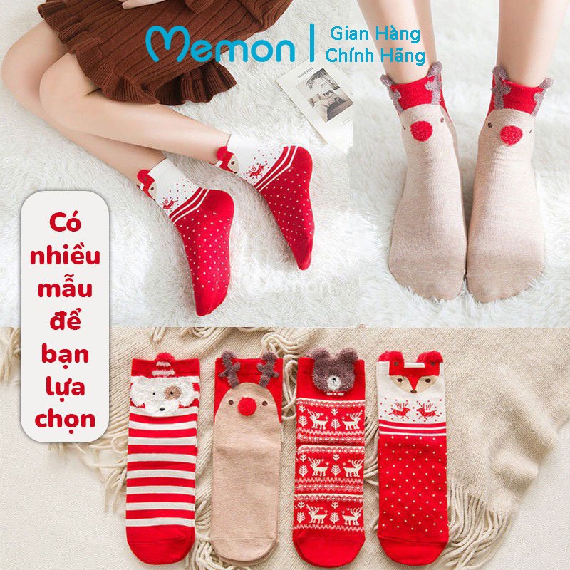 Tất, Vớ Giáng Sinh Noel Vải Thoáng Mát Cao Cấp Memon