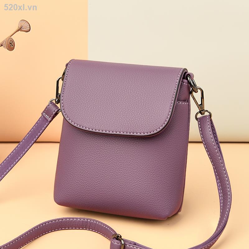 Túi Da mini Đeo Chéo Đựng Điện Thoại Thời Trang Năm 2021 Cho Nữ