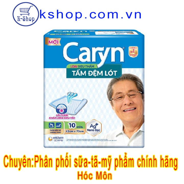 Tấm Đệm Lót Siêu Thấm Caryn M10 Miếng-Mẫu Mới Giao Diện Mới