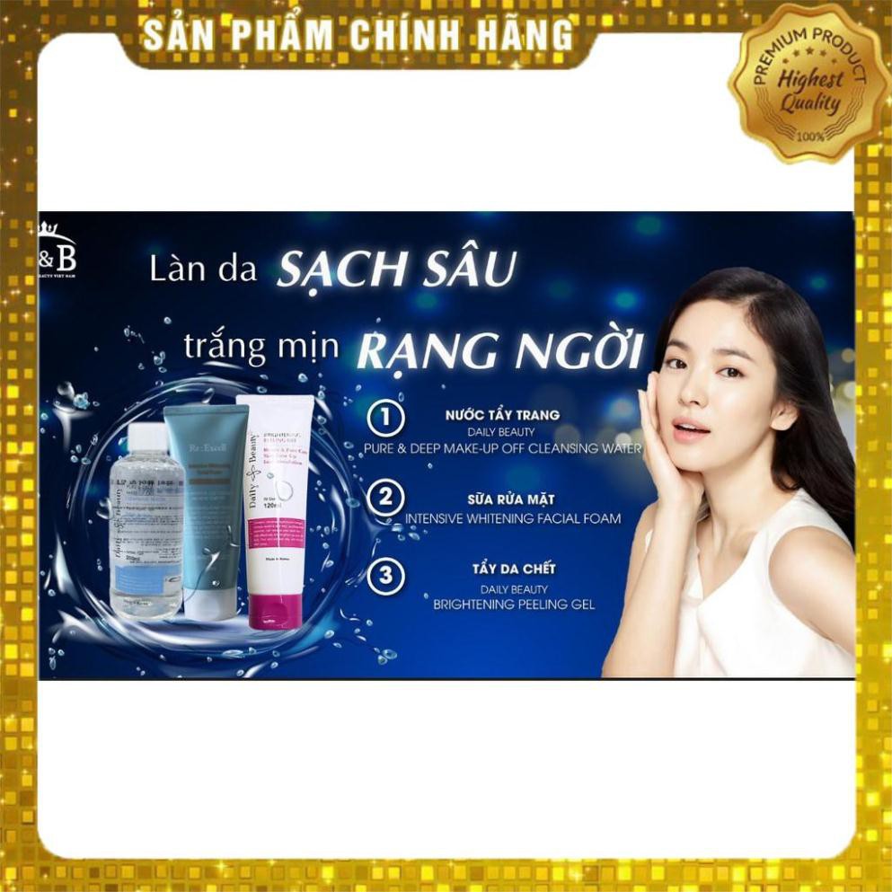 [Hàng Chính Hãng] Sữa Rửa Mặt Intensive Whitening Facial Foam, Sữa rửa mặt cho da khô , da dầu, da mụn