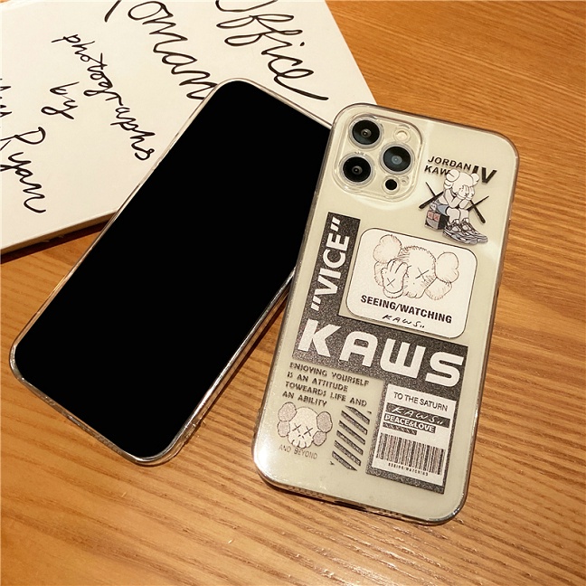 Samsung Galaxy A13 A33 A53 A73 A31 A51 A50 A50S A30S A20 A30 A21S A52 A52S A72 A12 M12 S21 FE S22 Plus Ultra S22+ 4G 5G Kaws sesame street Cartoon Clear TPU Soft Phone Case HLJ 01
