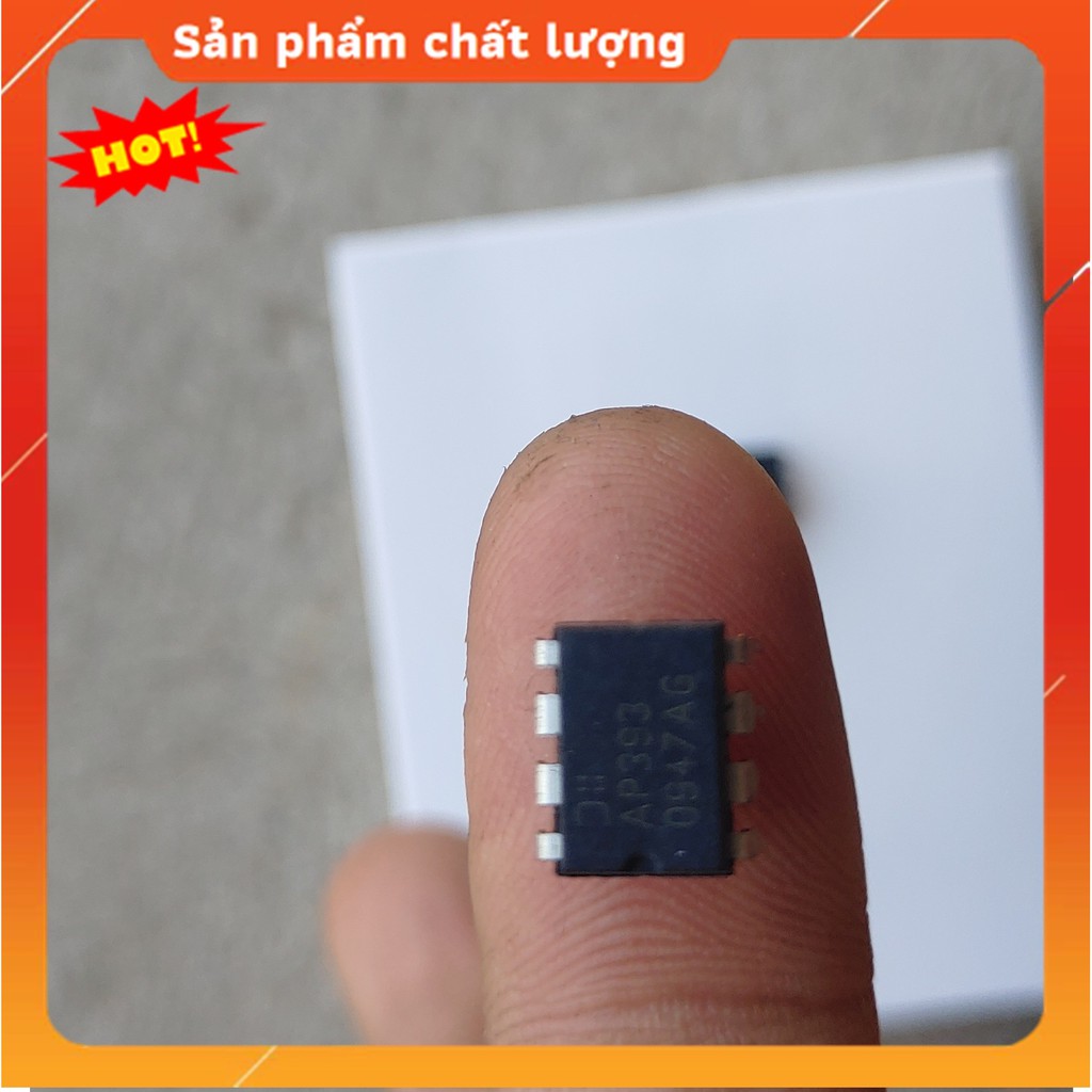 IC ap393 ic so sánh gồm hai bộ so sánh DIP-8 Thay thế lm393 ap393 thay thế được cho nhau