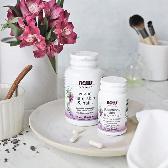 Viên Uống Hỗ Trợ Cho Da, Móng Và Tóc Chắc Khỏe Now Vegan Hair, Skin &amp; Nails 5000mg  (90 viên)