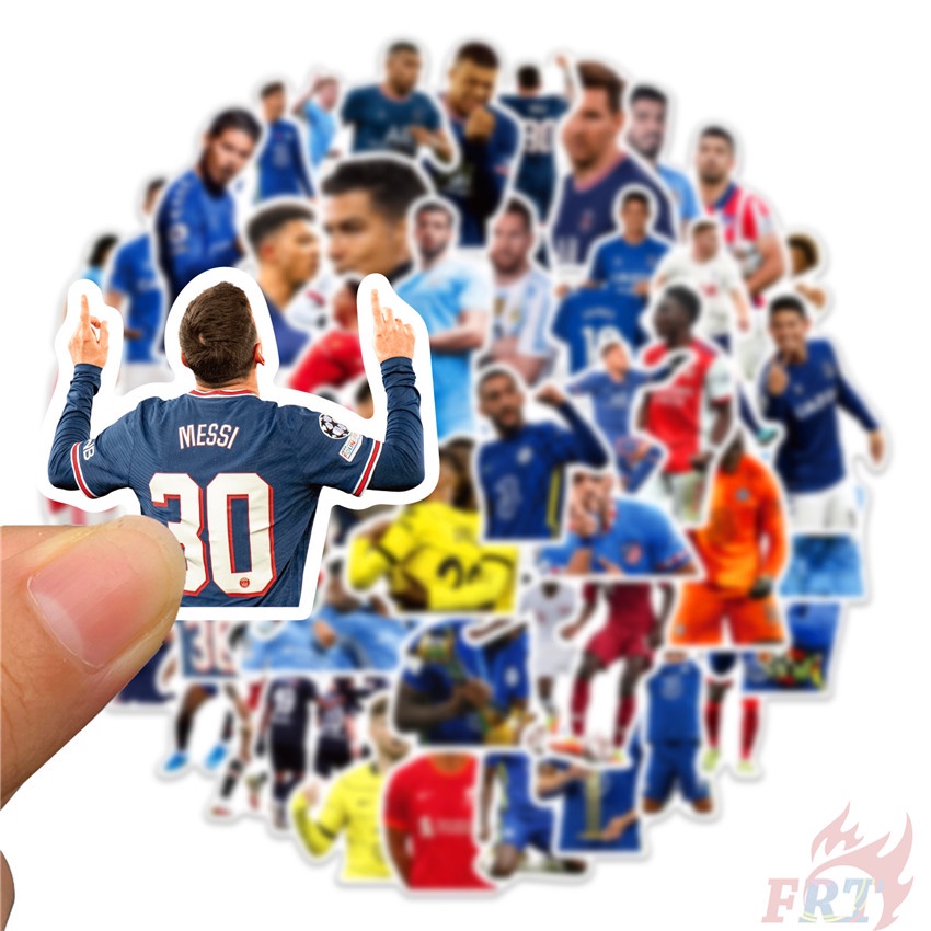 Bộ 100 Cái/Bộ ❉ Miếng Dán Logo Câu Lạc Bộ Bóng Đá Và Superstar ❉ Sticker Dán Tường Chống Thấm Nước Thời Trang