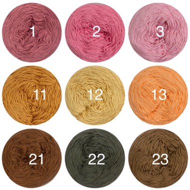 Bảng 1 : Len cotton việt nam ctvn sợi 1mm 100gram - Craft Yarn VN