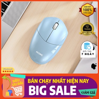 [ Giá Sốc] Chuột không dây hãng Acome AM200 bảo hành 12 tháng - Tĩnh âm, tương thích mọi hệ điều hành