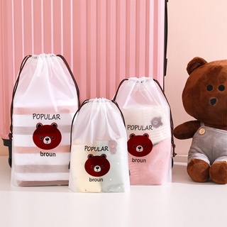 Túi đựng mỹ phẩm hoạ tiết gấu dễ thương