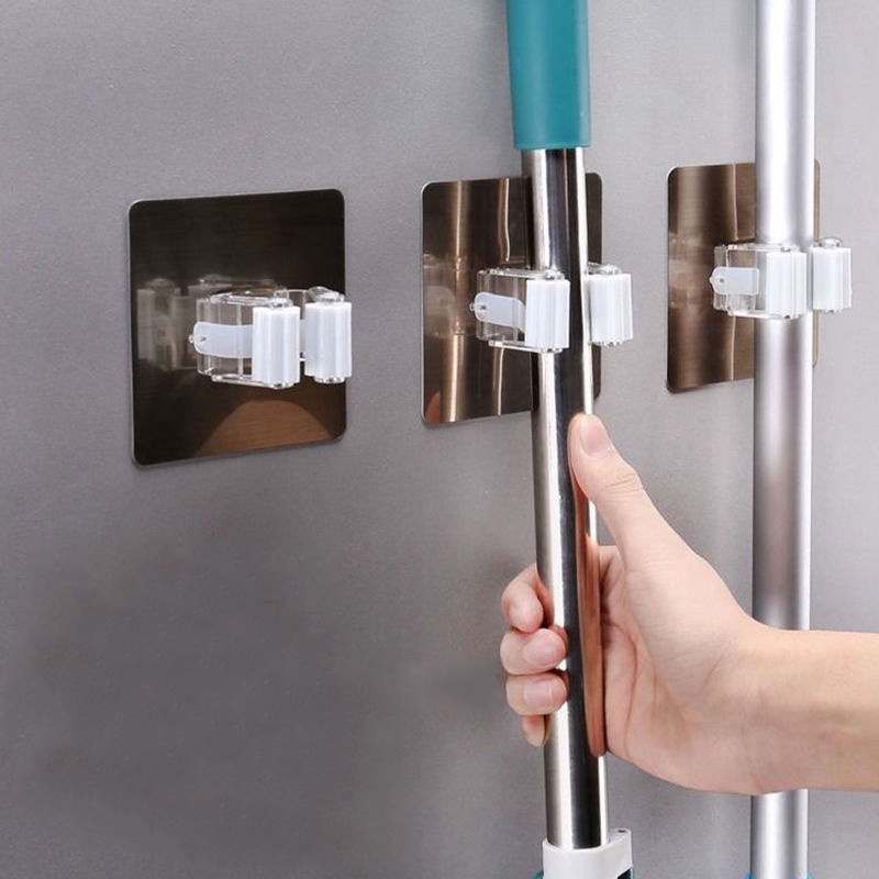 1 giá đỡ cây lau nhà gắn tường đa năng