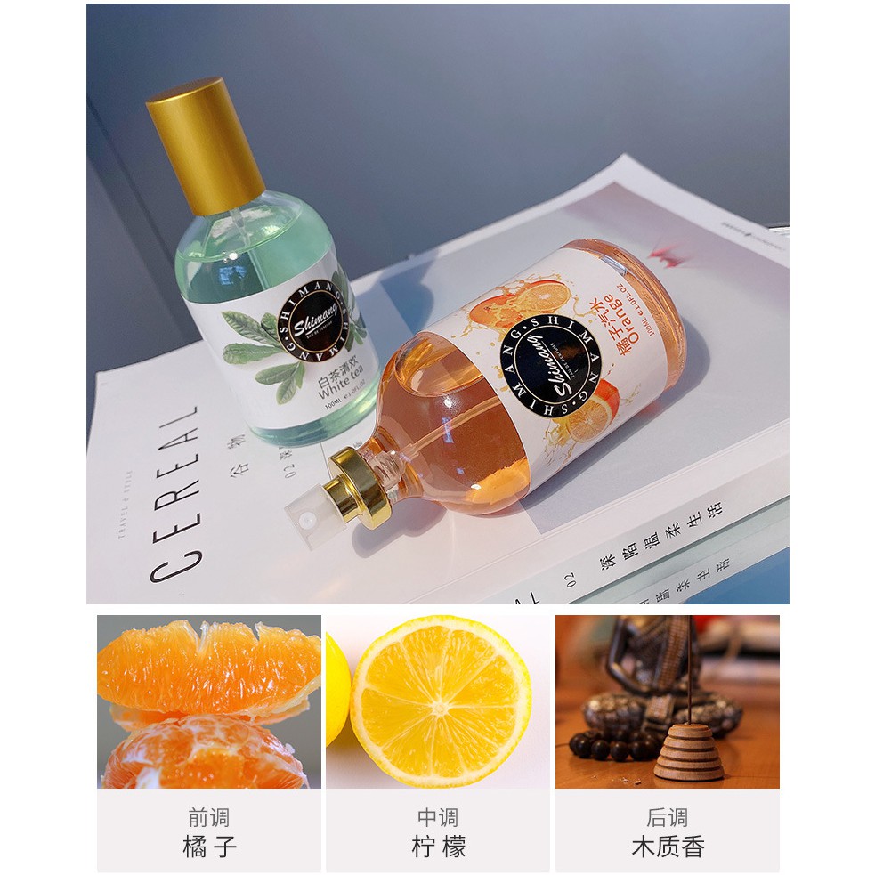 Chai xịt thơm toàn thân Shimang SHIMANG2021 mùi tự nhiên mẫu mã mới làm bằng thủy tinh
