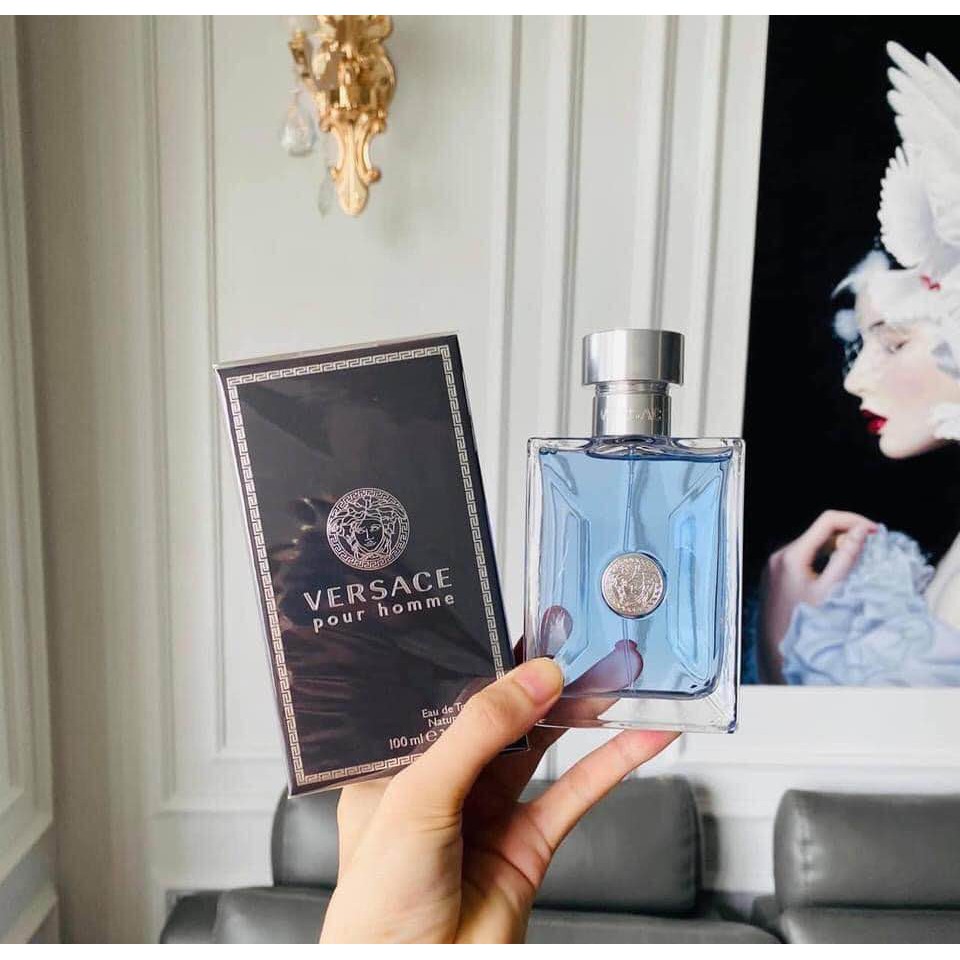 Nước hoa mát mẻ, nam tính Versace Pour Homme EDT 100ml Spray / Chuẩn authentic