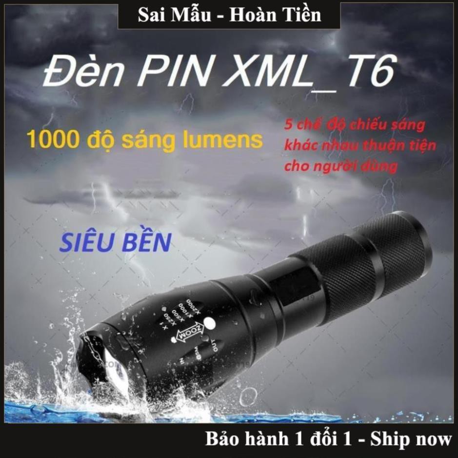 Đèn pin siêu sáng,Đèn PIN XML_T6