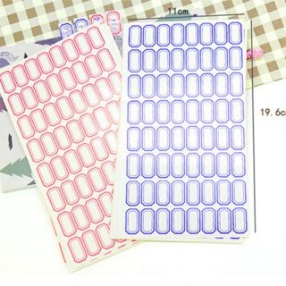 Giấy dán đánh dấu chai lọ 64 miếng