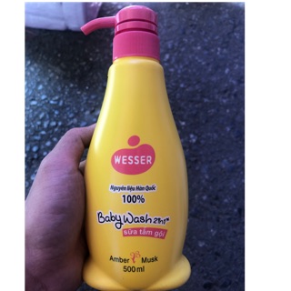 Sữa tắm gội WESSER hàn quốc 2in1_100-200-500ml